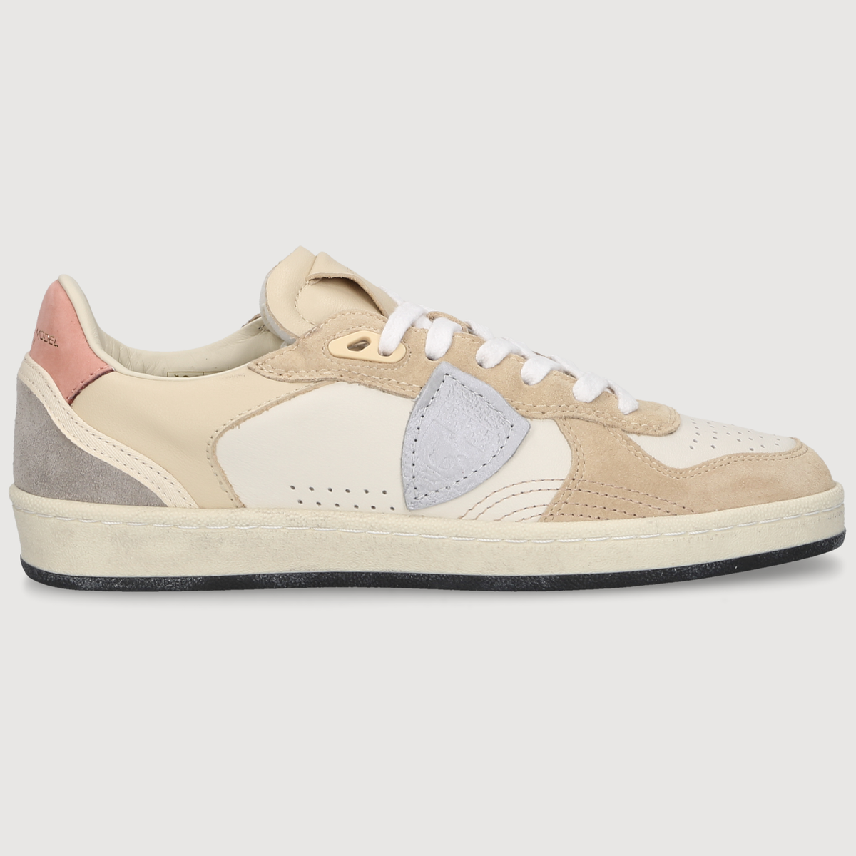 Philippe Model Damen Sneaker PGAL LOW WOMAN Milk White/Pink