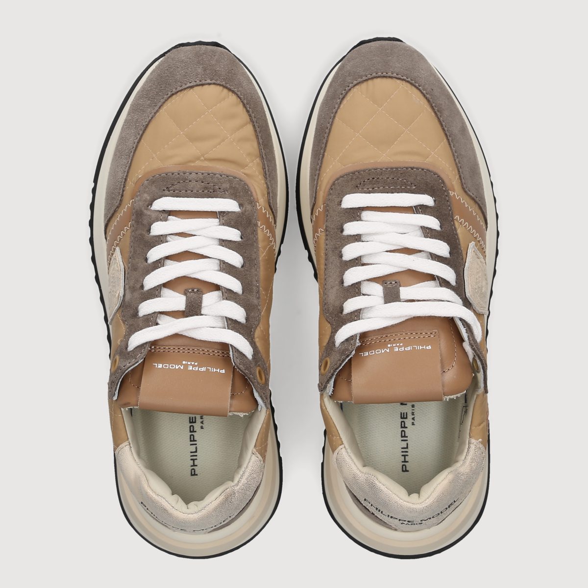Philippe Model Damen Sneaker TROPEZ 2.1 LOW WOMAN Beige