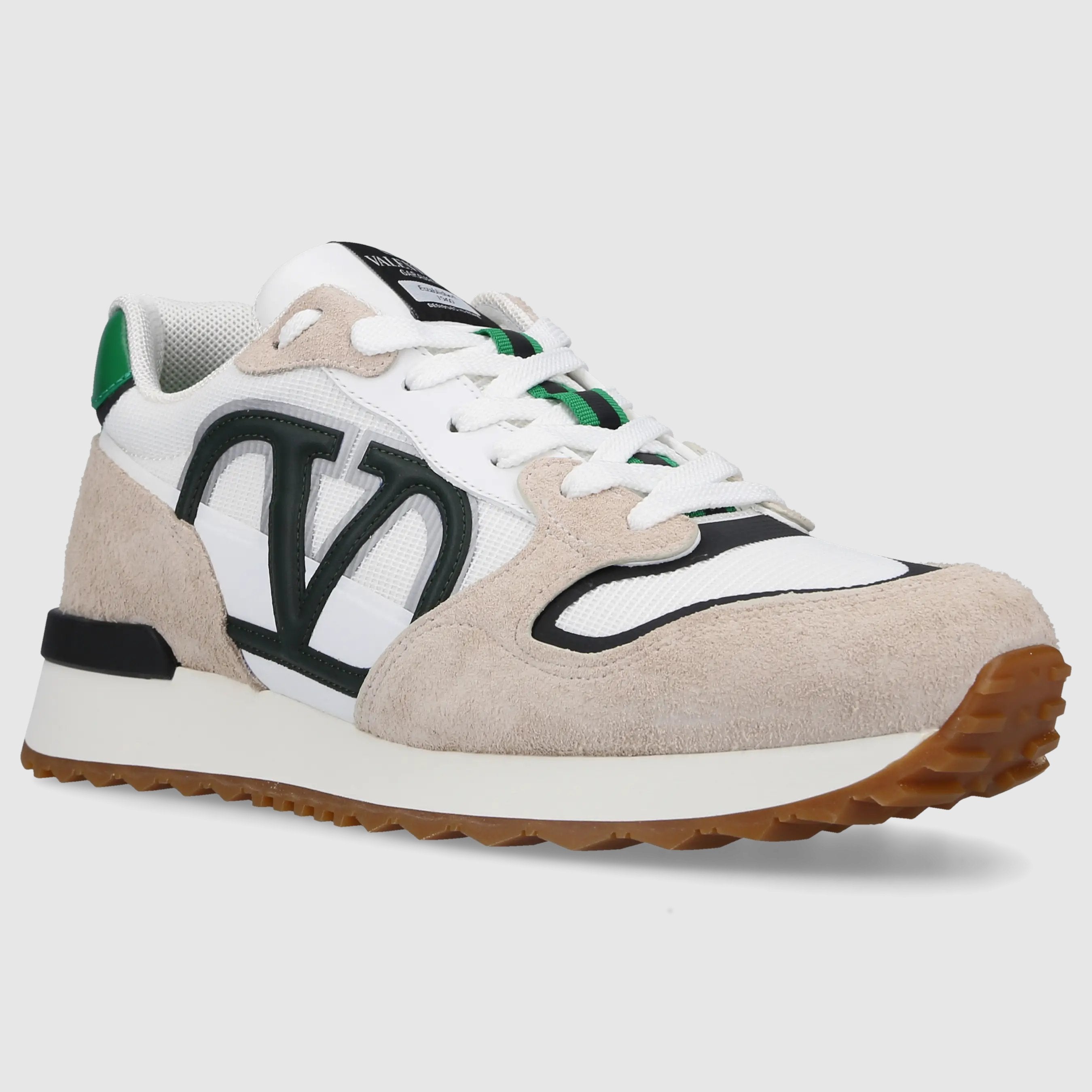 Valentino Garavani Herren Sneaker low VLOGO PACE Veloursleder