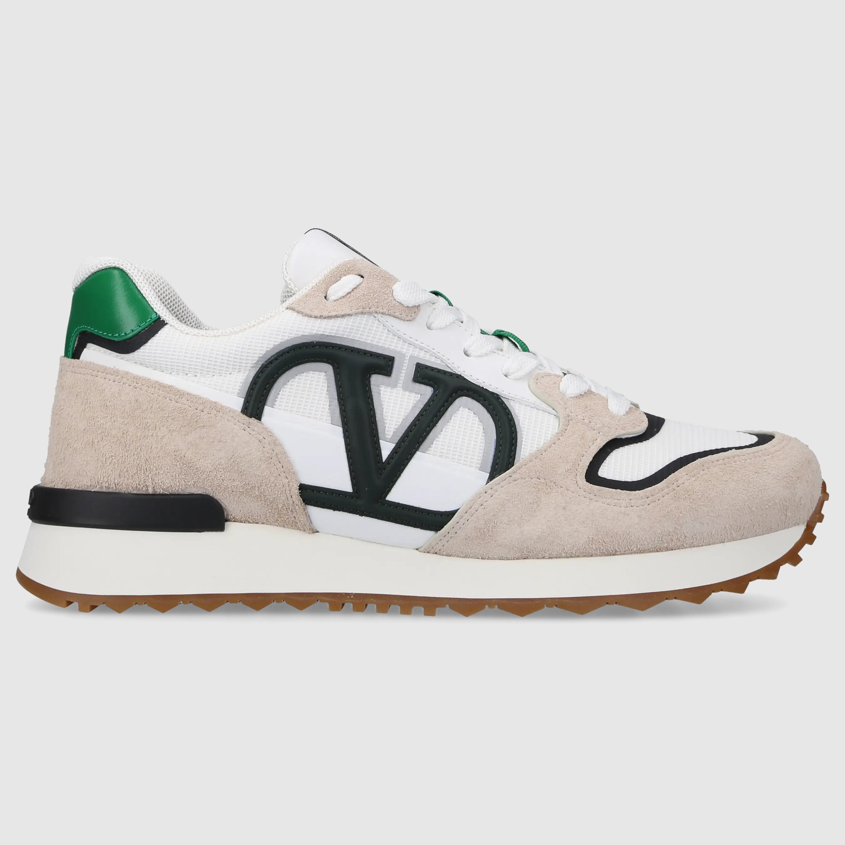 Valentino Garavani Herren Sneaker low VLOGO PACE Veloursleder