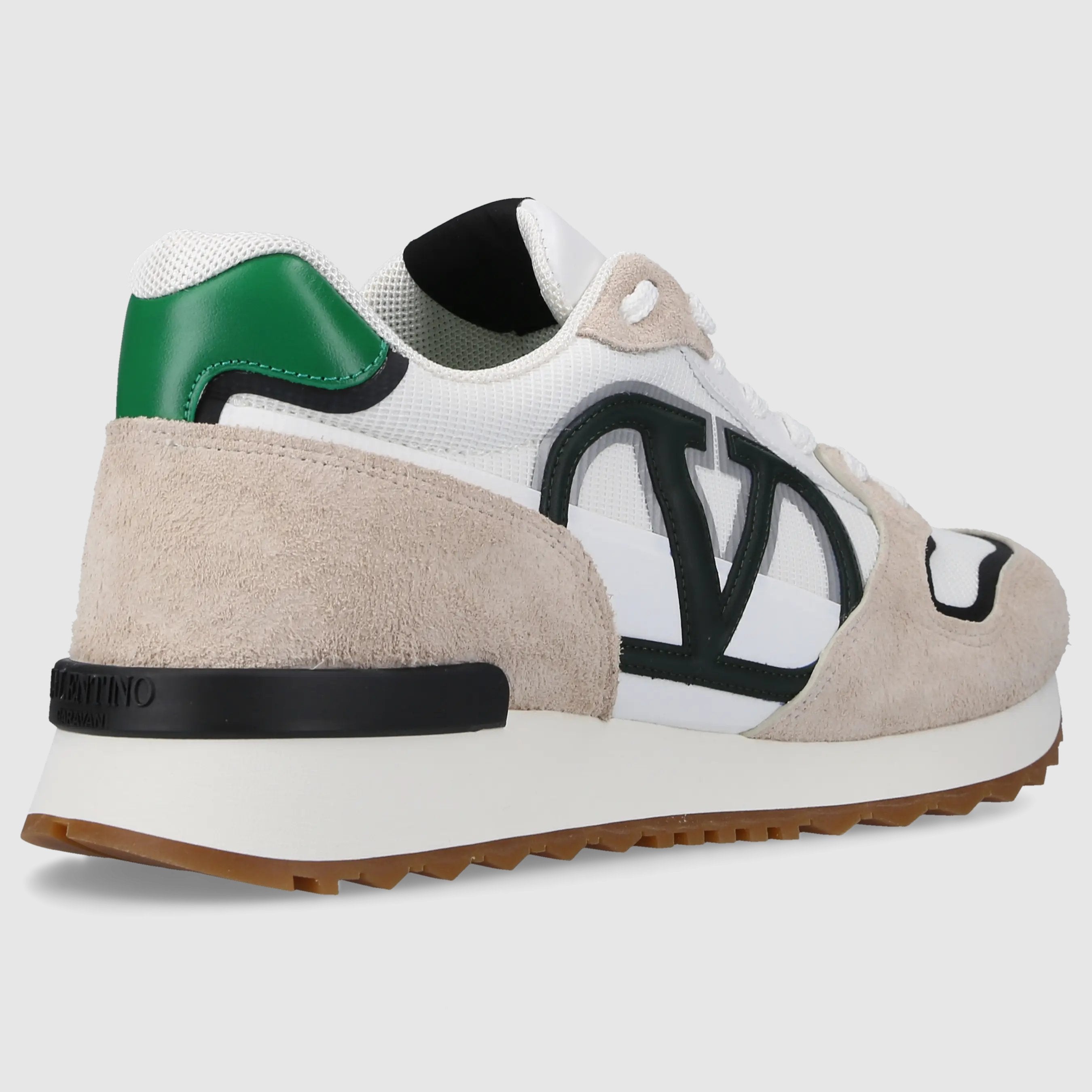 Valentino Garavani Herren Sneaker low VLOGO PACE Veloursleder